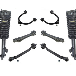 Front 8 Pcs Upper Lower Control Arms & Struts Fits For Chrysler 300 05-10