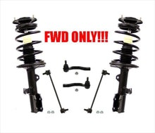 Enlaces de varillas de amarre de resorte helicoidal de puntal completo delantero para Toyota Corolla 2003-2008