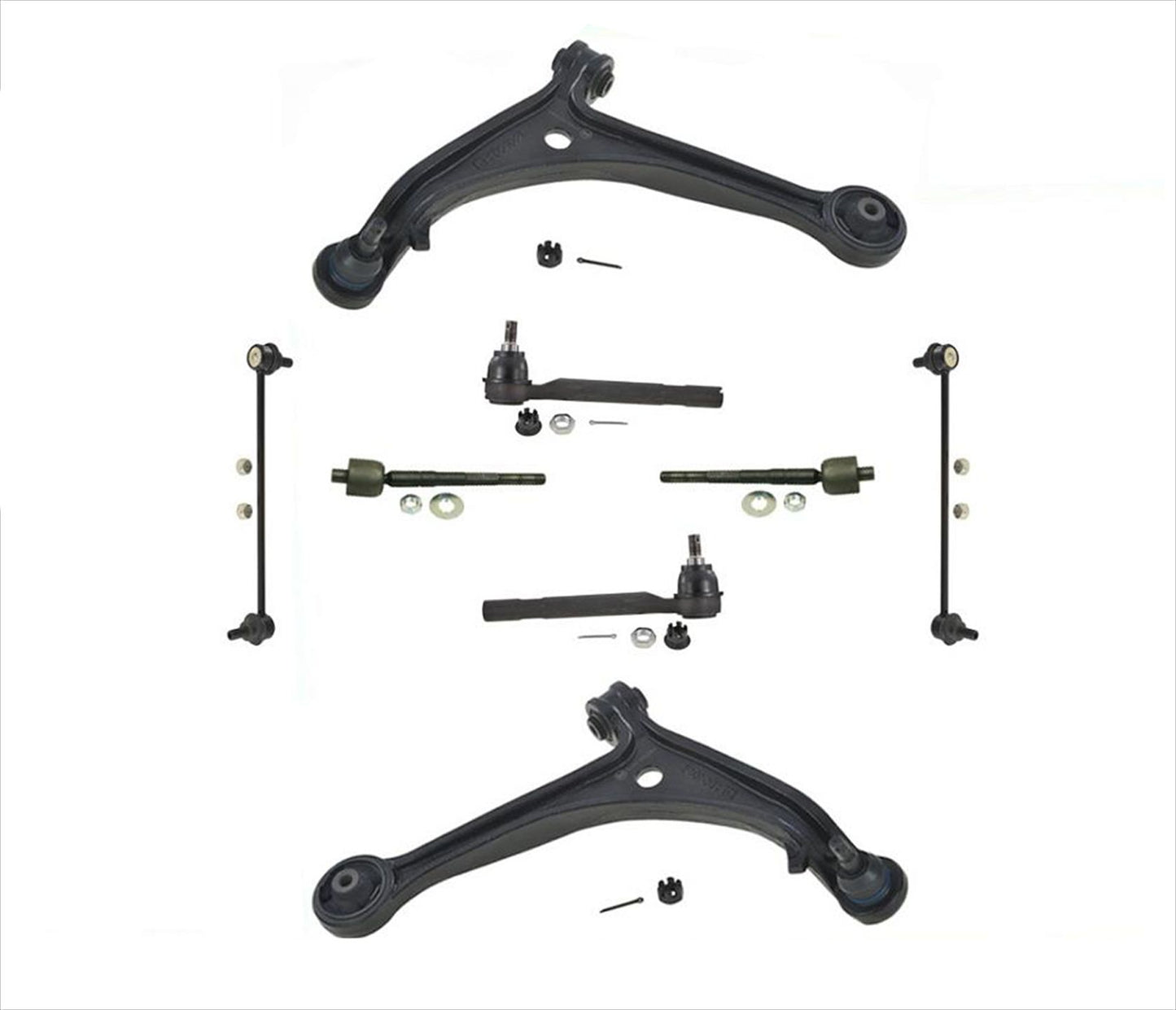 Control Arm Ball Joint Tie Rods Sway Bar Links for Honda Odyssey 05-06 LX EX