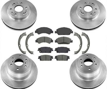 Front Rear Disc Brake Rotors Brake Pads Shoes for Chevrolet Tahoe 2015 2018 2020