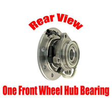 ONE Front Wheel Hub Bearing Assembly for Chevrolet K1500 8 Stud 4 x 4 1996-1999