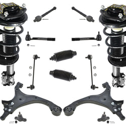 Front Struts Lower Arms Tie Rods Ball Joints & Links 14 Pcs for Kia Optima 07-10