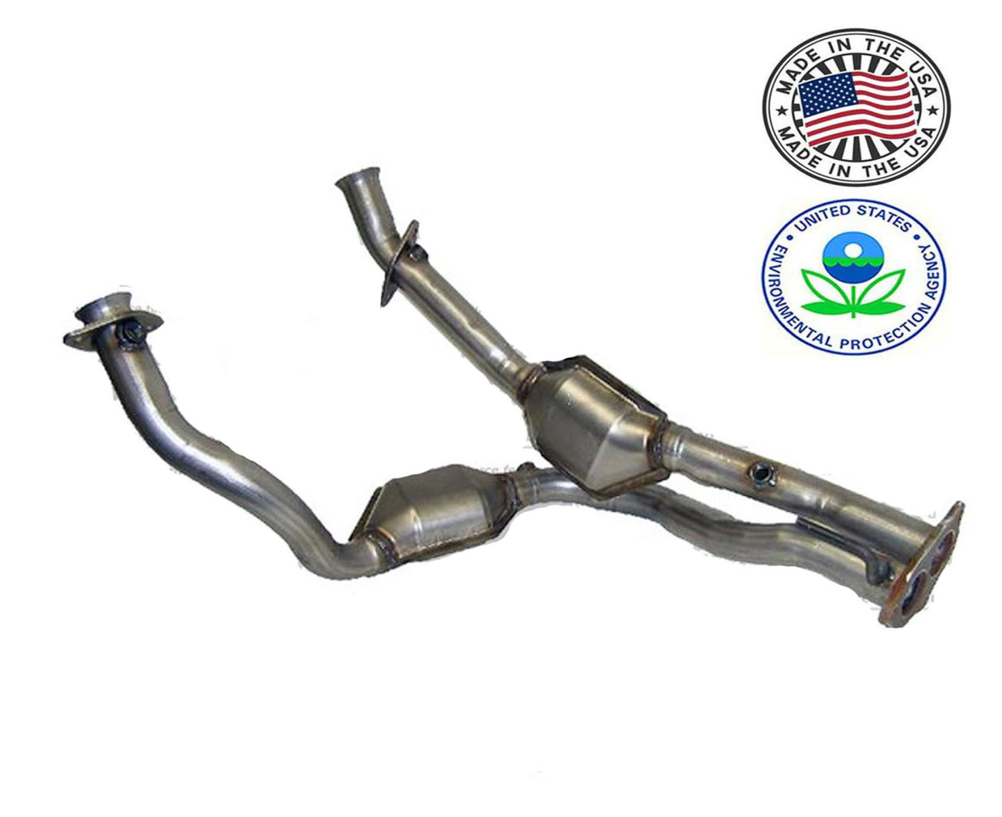 Para Ford Ranger y B3000 2004-2006, motor de 3,0 L, tubo en Y (2) convertidor catalítico.