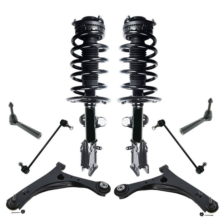 Front Control Arms Complete Coil Spring Struts for Volkswagen Routan S 2009-2010
