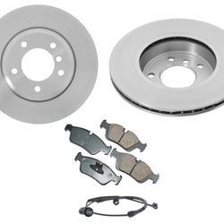 Fits BMW 323is 323ic 323i Front Brake Rotors Ceramic Pads & Wear Sensor