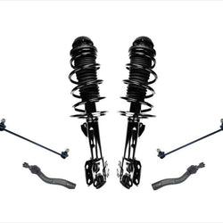 Front Complete Struts W/ Coil Spring Outer Tie Rods & Links For 2006-2014 Yaris