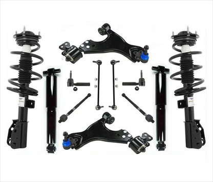 Kit de chasis de brazos de Control de amortiguadores delanteros para GMC Acadia Traverse 13-15 12 piezas