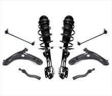 Front Coil Spring Struts Control Arms Tie Rods Links For Toyota Yaris 2006-2014