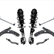 Front Complete Struts Control Arms Tie Rods & Links For Toyota Yaris 2006-2014