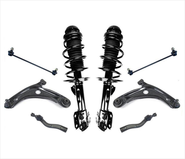Front Complete Struts Control Arms Tie Rods & Links For Toyota Yaris 2006-2014