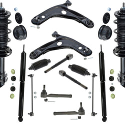 Front Struts Rear Shocks Control Arms Tie Rods & Links For 2006-14 Toyota Yaris