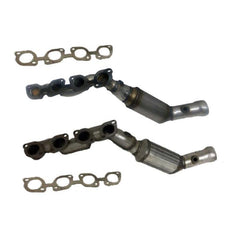 2 Front Engine Manifold Catalytic Converter Fits For 06-10 4.8L BMW X5 xDrive48i