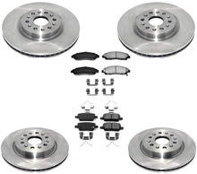 Rotores de freno de disco con pastillas de freno de cerámica para Cadillac XT5 Kit de 6 piezas 2017-2019