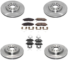 Rotores de freno de disco y pastillas de freno de cerámica para GMC Acadia 6Pc Kit 2017-2021
