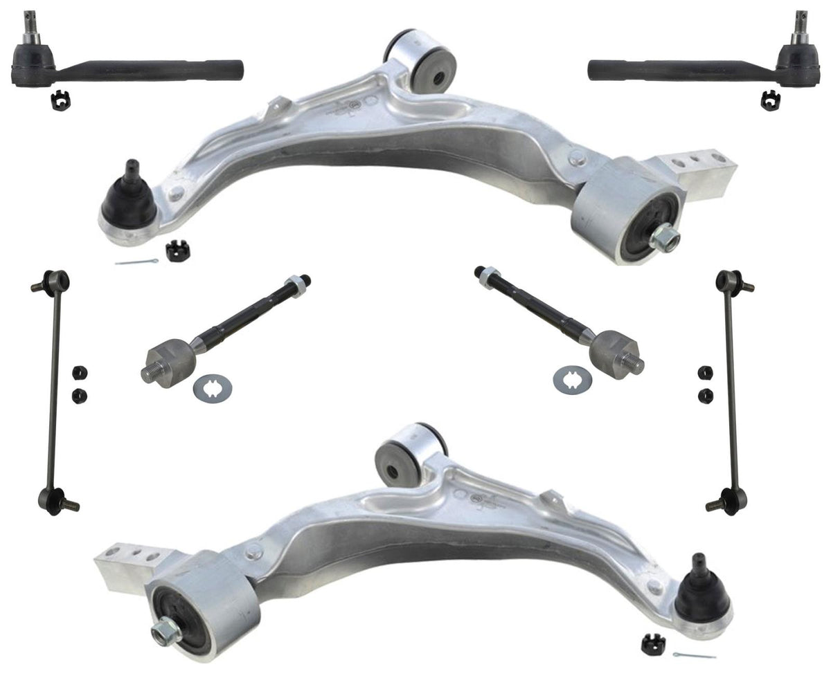 Front Complete Struts Control Arms Tie Rods & Links For Acura MDX 2007-2013 - Photo 1