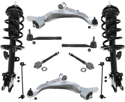 Front Complete Struts Control Arms Tie Rods & Links For Acura MDX 2007-2013 - Photo 1
