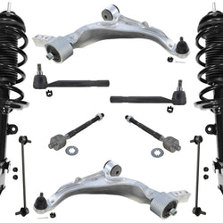 Front Complete Struts Control Arms Tie Rods & Links For Acura MDX 2007-2013