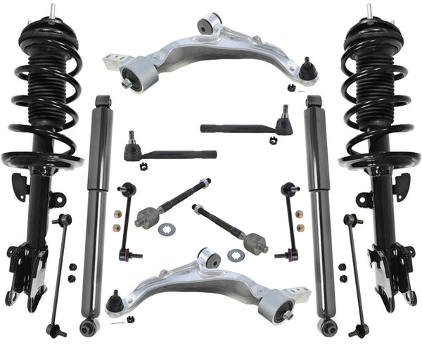 Front Struts Rear Shocks Control Arms Tie Rods & Links For Acura MDX 2007-2013