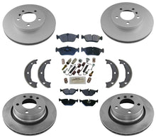 Rotores de freno de disco y pastillas de freno 8 piezas para BMW 2003-2007 Z4 3.0L SOLAMENTE