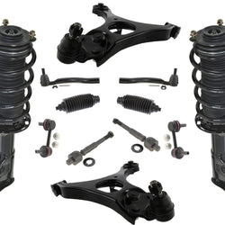Front Struts Control Arms Tie Rods & Links For Honda Civic 2 Doors EX LX 06-11