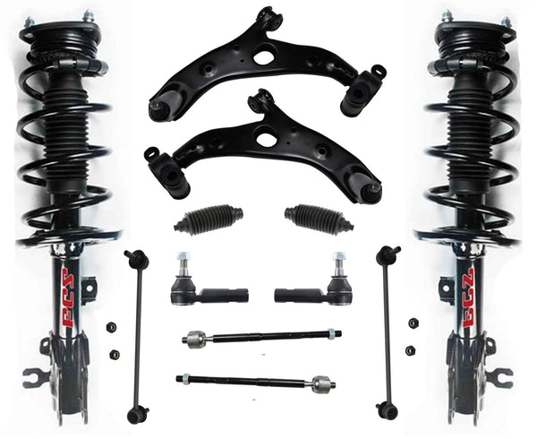 Front Struts Control Arms Tie Rods Links For CX-5 Front Wheel Drive Sport 13-16