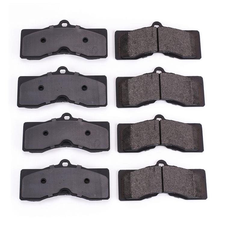 Set of Front & Rear Improved Ceramic Brake Pads for Chevrolet Corvette 1965-1982