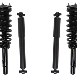 Front Complete Struts & Rear Shocks Fits Lincoln MKZ 07-09 Front Wheel Drive