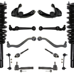 Front Struts Control Arms Tie Rods Links 12 Pcs Fits MKZ Front Wheel Drive 07-09