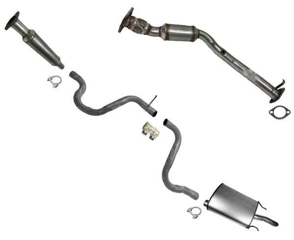 Rear Converter Exhaust System Resonator Muffler for Chevrolet Impala 3.5L 06-11