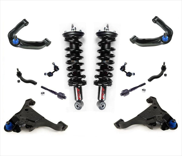 Barras de acoplamiento y enlaces de brazos de control de puntales delanteros para Nissan Frontier 2.5L 2005-2019