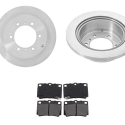 Fits 1997-2004 Mitsubishi Montero Sport Rear Brake Rotors & Ceramic Pads