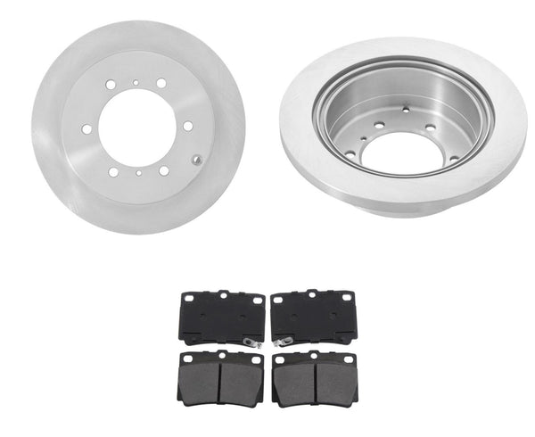 Fits 1997-2004 Mitsubishi Montero Sport Rear Brake Rotors & Ceramic Pads