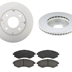 Fits 2005-2006 Hyundai Elantra Front Brake Disc Rotors & Ceramic Pads