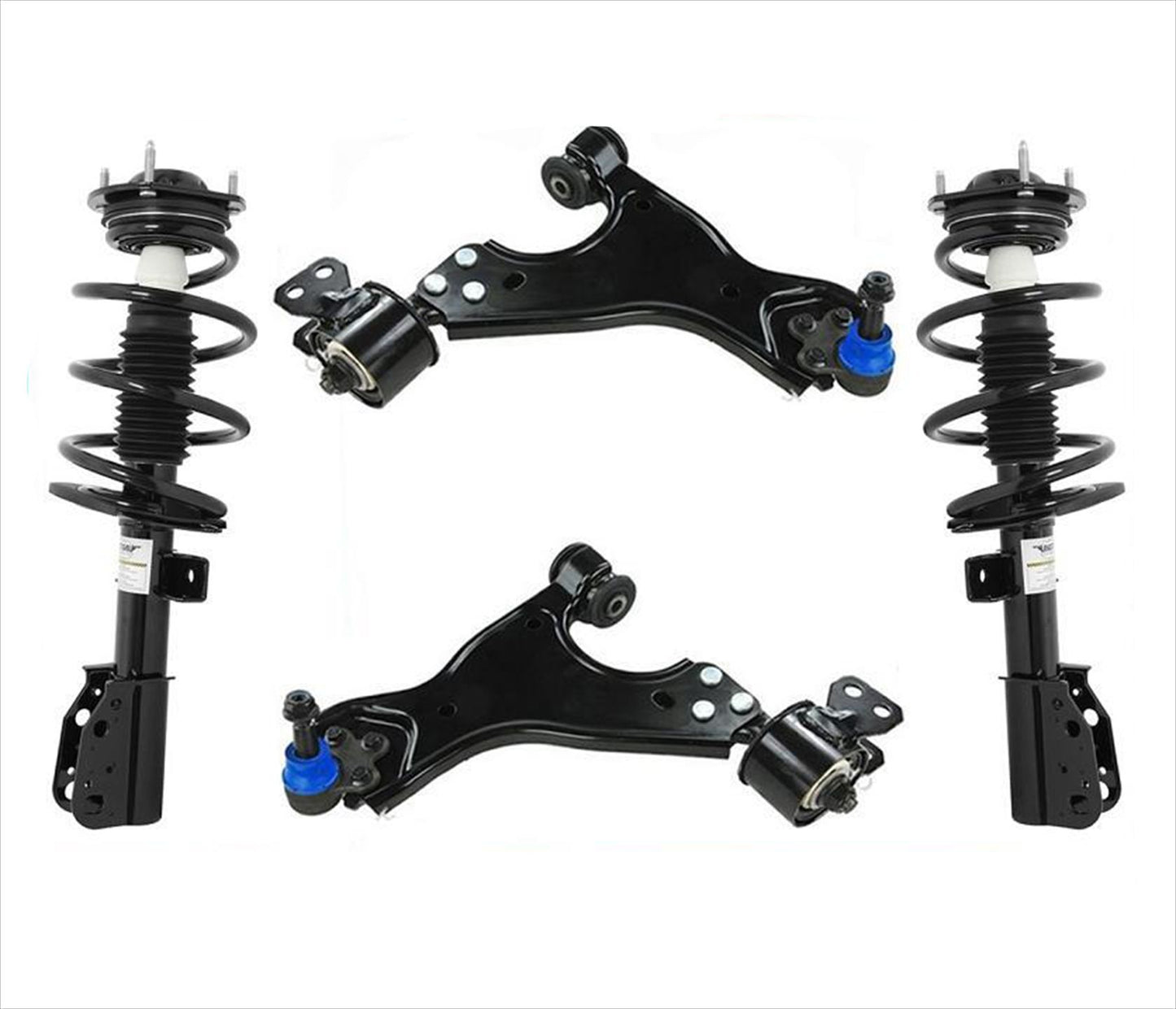Puntales delanteros completos y brazos de control inferiores para GMC Acadia Chevy Traverse 13-15