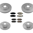 Rotores de freno de disco delantero y trasero y pastillas de freno de cerámica para NISSAN MURANO 6 piezas 15-19