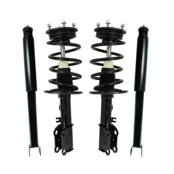 Front Coil Spring Struts Rear Shocks Front Wheel Drive for Taurus 13-17 4Pc 2.0L