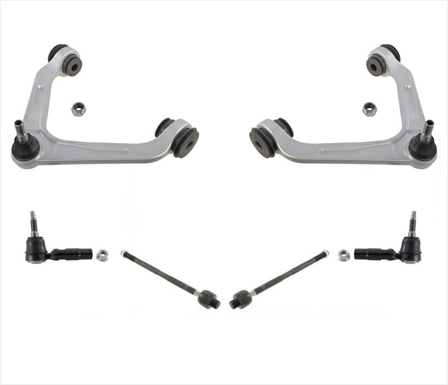 Upper Control Arms Tie Rods for Dodge Ram 2500 3500 Pickup 2 Wheel Drive 03-06