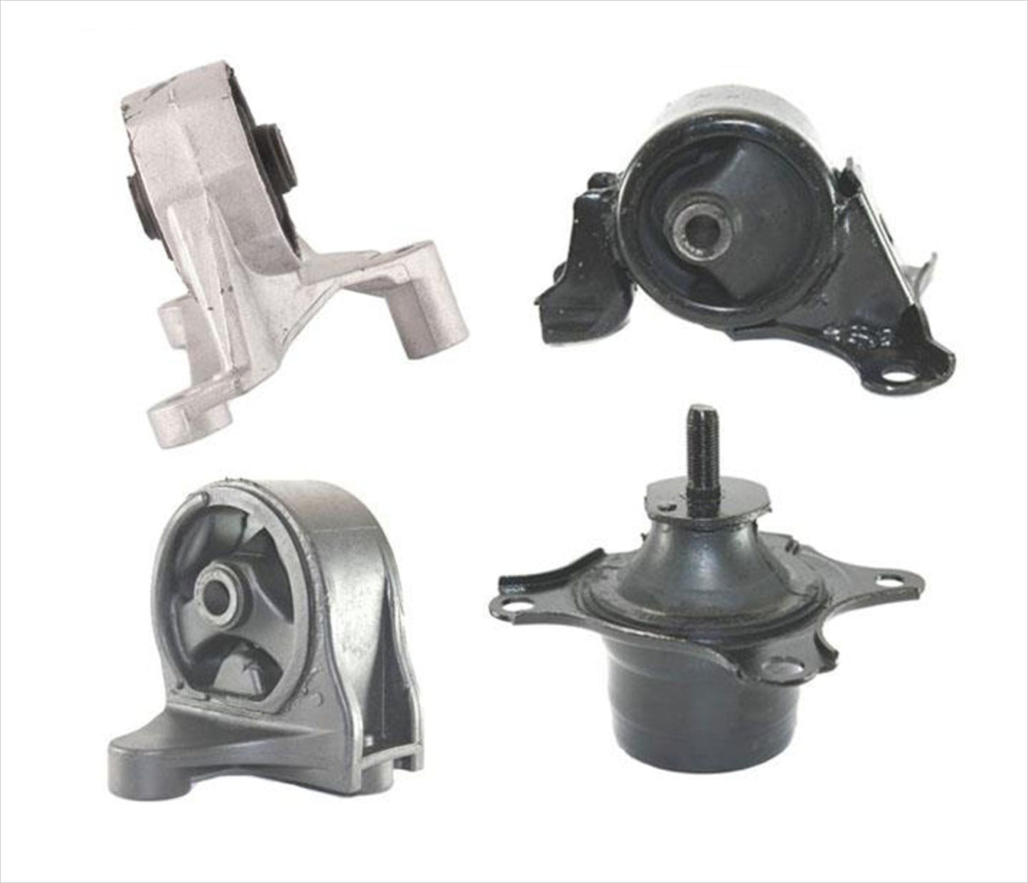 Compatible con Honda Civic 2001-2005, 1,7 L, transmisión manual, kit de montaje de motor, 4 piezas