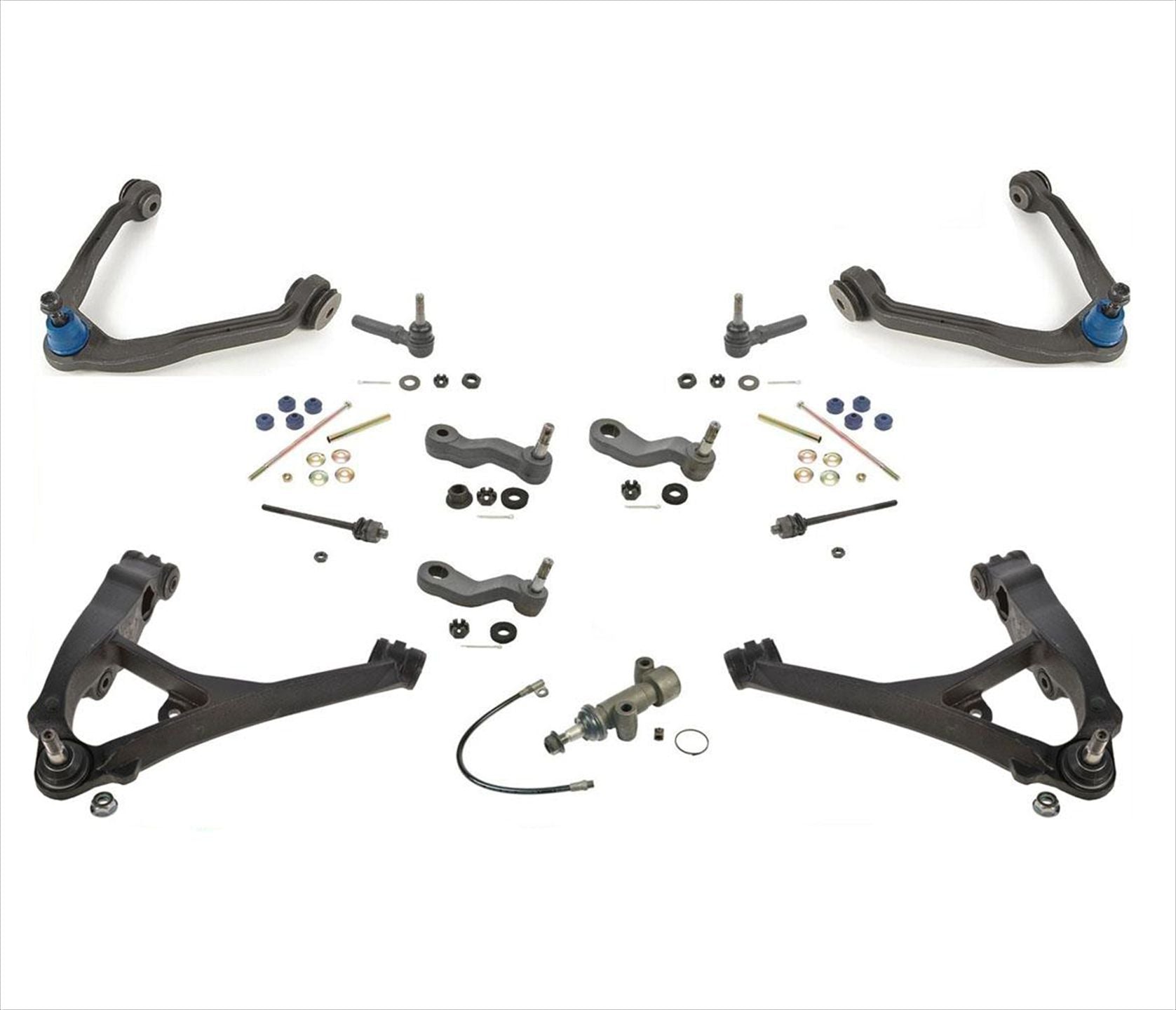 01-06 Tahoe 1500 Control Arms Idler Pitman Arm Bracket Tie Rod Ball Joints Kit