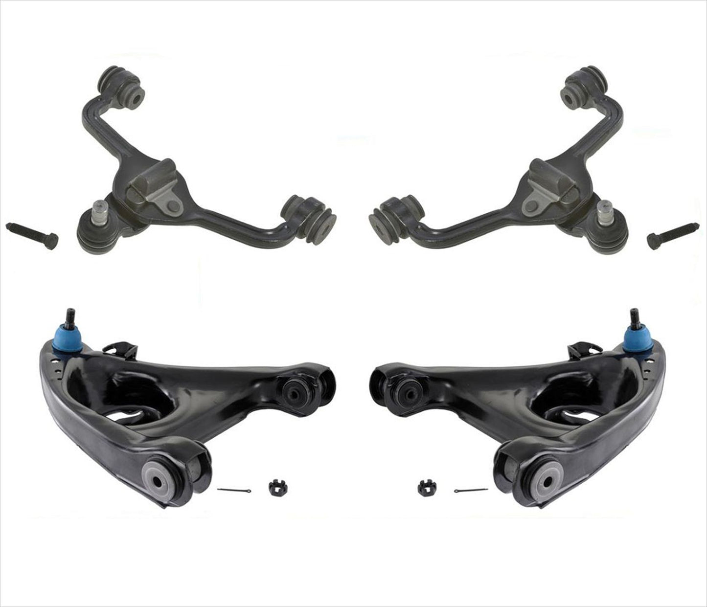 Se adapta al kit de brazo de control superior e inferior de 4 piezas Lincoln 95-02 Town Car Crown Vic