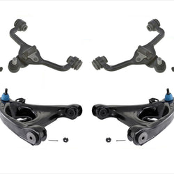 Fits For Lincoln 95-02 Town Car Crown Vic 4 PC Upper and Lower Control Arm Kit