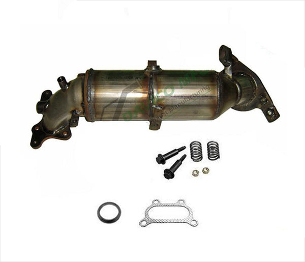 Front Catalytic Converter Manifold w Bolts Gaskets For 06-11 Civic 1.8L DX EX LX