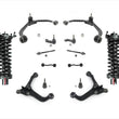 Se adapta a Jeep Liberty 02-04, kit de chasis de 14 piezas, brazos de control, varillas de amarre, eslabones, rótulas