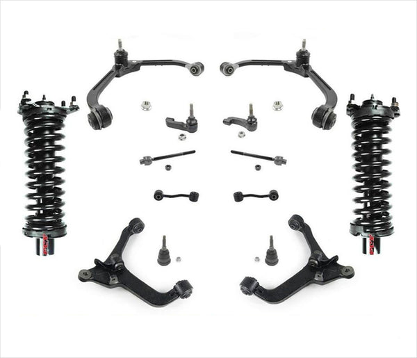 Se adapta a Jeep Liberty 02-04, kit de chasis de 14 piezas, brazos de control, varillas de amarre, eslabones, rótulas