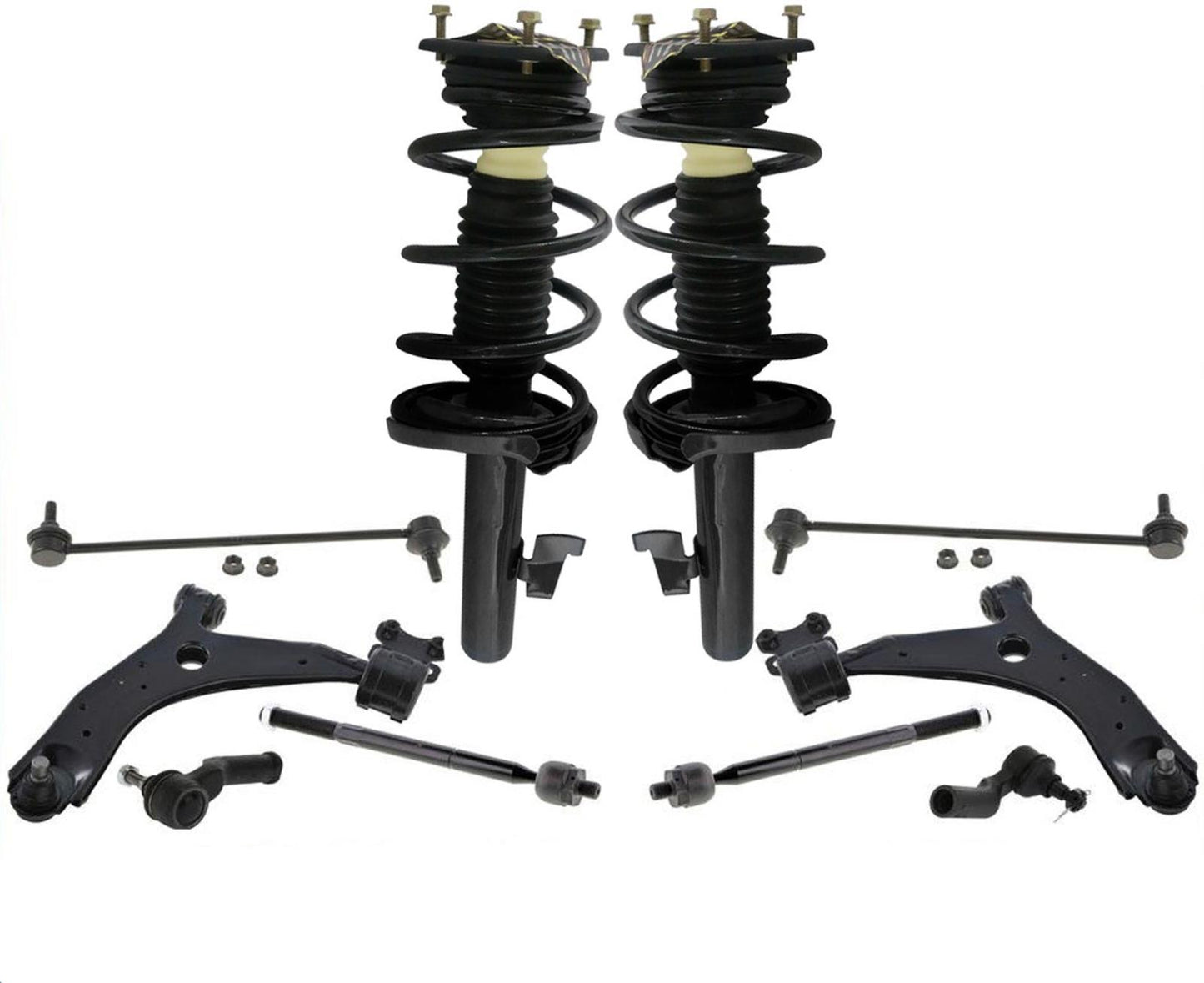 Front Struts Lower Arms Ball Joints Tie Rods & Links for Mazda 5 2006-2015