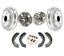 Zapatas de freno con cojinete de cubo de rueda de tambores para Honda Accord no ABS 2.2L 94-97 4 puertas