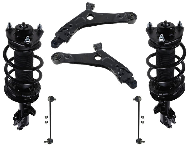 Front Complete Struts Control Arms & Sway Bar Links For Hyundai Tucson 2010-2013
