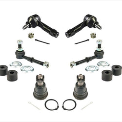 Ball Joints Tie Rods & Sway Bar Links 6pc Kit for Nissan Sentra 1.8L 2.5L 02-06