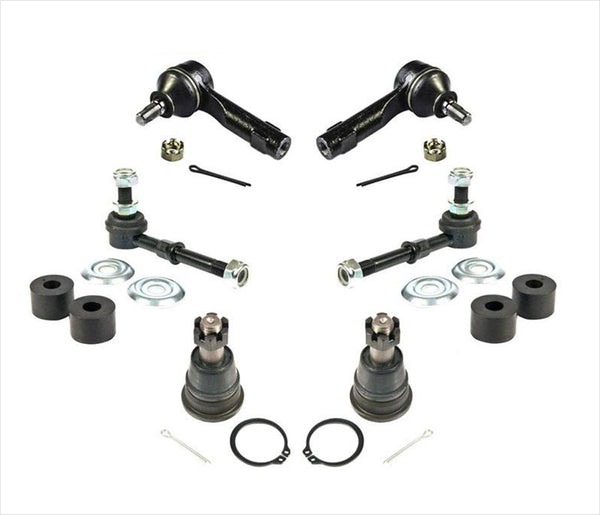 Ball Joints Tie Rods & Sway Bar Links 6pc Kit for Nissan Sentra 1.8L 2.5L 02-06