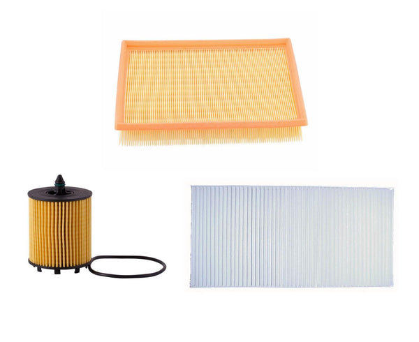 Oil Filter Engine Air Filter & Cabin Air Filter Fits Saab 9-3 03-11 9-3x 10-11